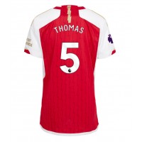 Dámy Fotbalový dres Arsenal Thomas Partey #5 2023-24 Domácí Krátký Rukáv